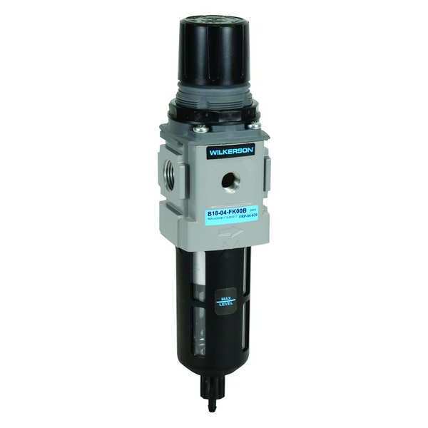Filter-Regulator, Particles/Water Removal, Overall Height: 10.31 in
