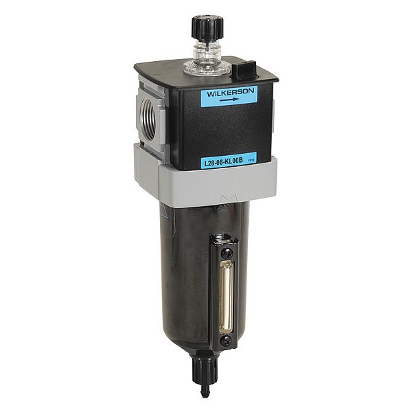 Air Line Lubricator, 150 cfm Max. Flow, Max. Pipe Run: 20 ft