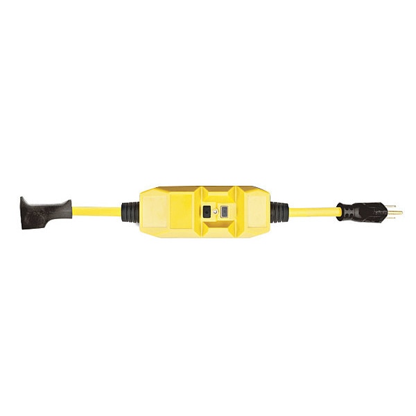 Line Cord GFCI, 2.0 ft. Cord L, Yellow