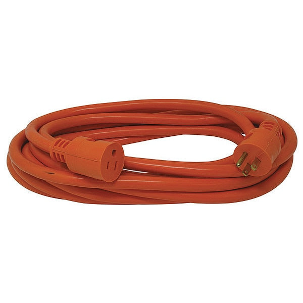Extension Cord, 12 AWG, 125VAC, 100 ft. L