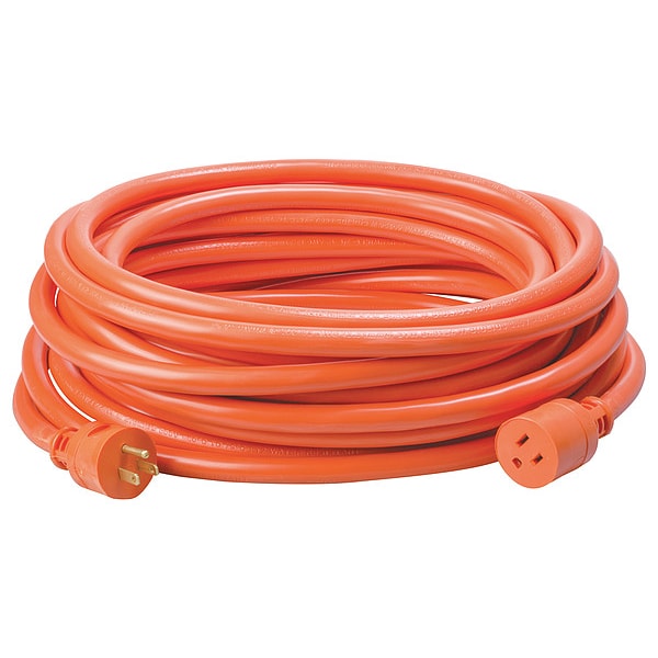 Extension Cord, 12 AWG, 125VAC, 50 ft. L