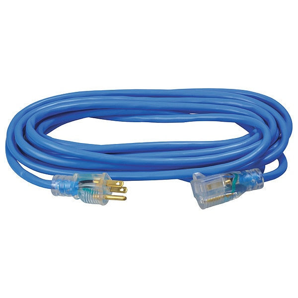 Extension Cord, 14 AWG, 125VAC, 25 ft. L