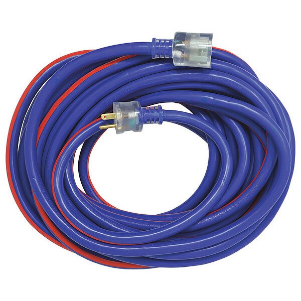 Extension Cord, 10 AWG, 125VAC, 50 ft. L
