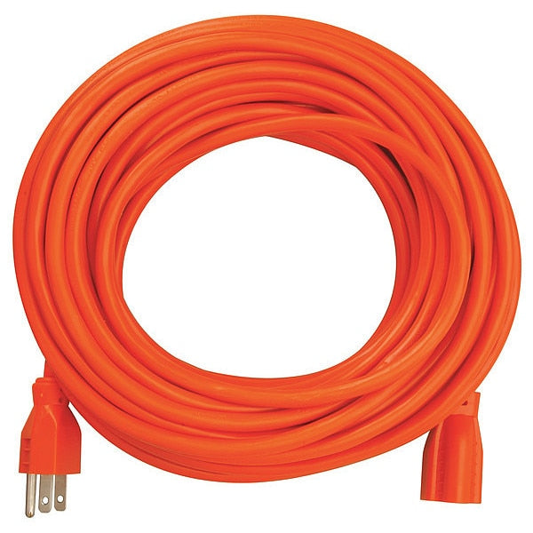 Extension Cord, 14 AWG, 125VAC, 25 ft. L