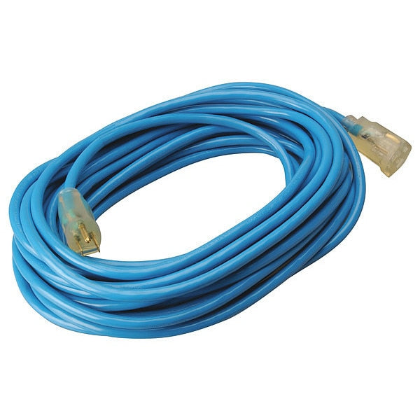 Extension Cord, 12 AWG, 125VAC, 50 ft. L