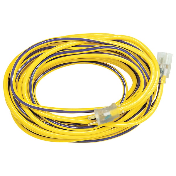 Extension Cord, 12 AWG, 125VAC, 50 ft. L