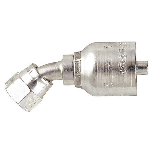Crimp Fitting, 45 deg., 3/4