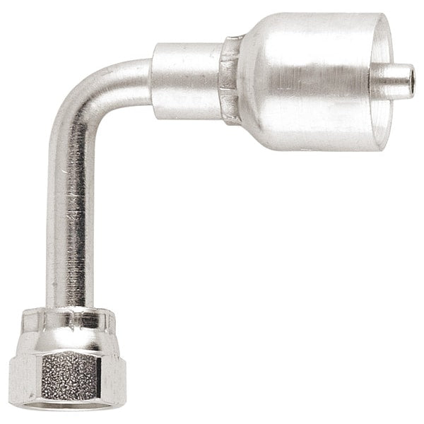 Crimp Fitting, 90 deg., 3/8