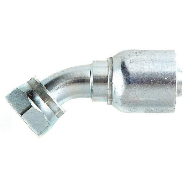 Crimp Fitting, 45 deg., 1/2