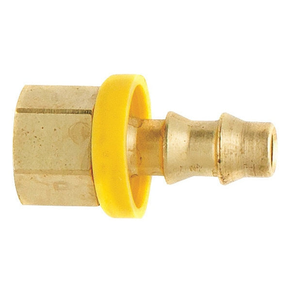 Hydraulic Hose Fitting, Brass, 1/2