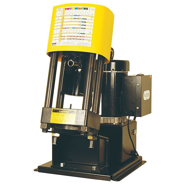 Bench Mount Crimper, Force 60 ton, L 23 in