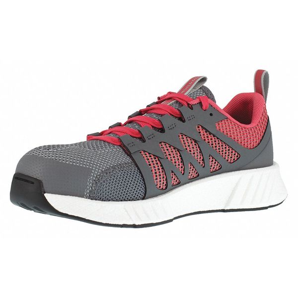 Athletic Shoe, W, 6 1/2, Gray, PR
