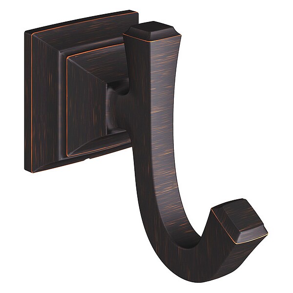 Bathroom Hook, Metal, Bronze, 2 1/4 in W