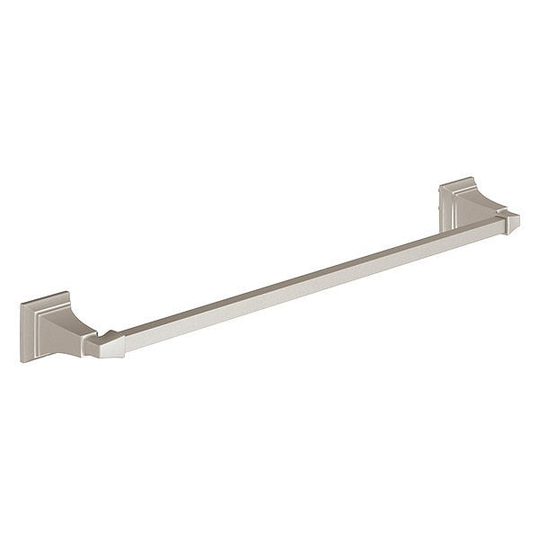 Towel Bar, Brass, 26 1/4 in Overall W