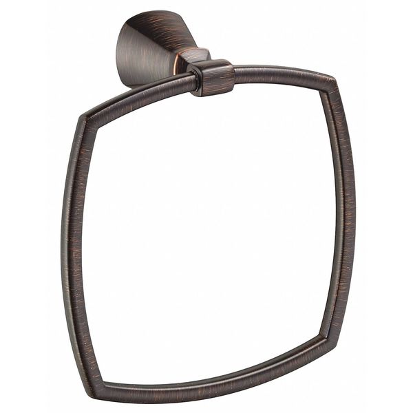 Towel Ring, Metal, Bronze, 7 1/4 in w