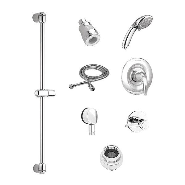 Comm Shower Sys Kit, Bulb, 1.5 gpm