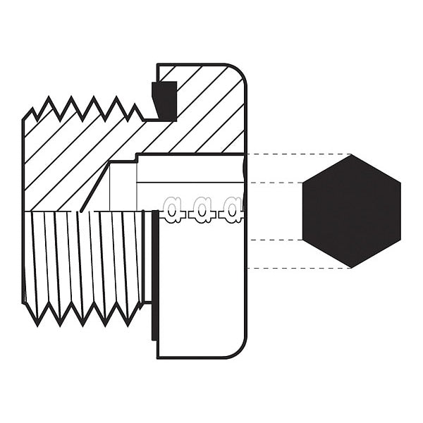 Hose Adapter, 3/4