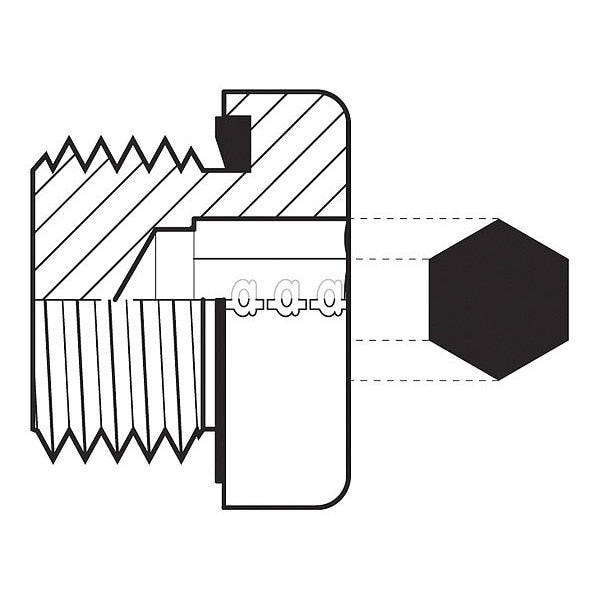 Hose Adapter, 1/8