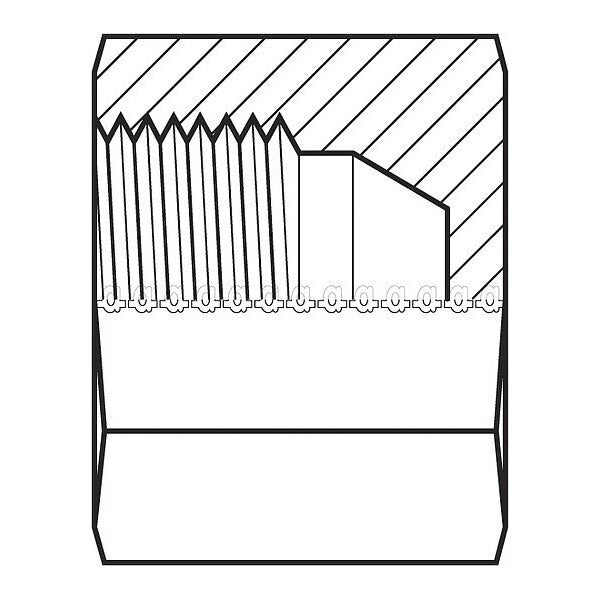 Hose Adapter, 22 mm, Metric