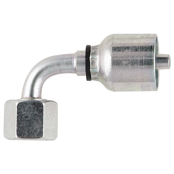 Crimp Fitting, 90 deg., 1/2