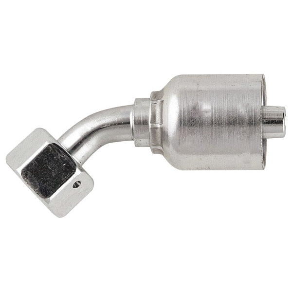 Crimp Fitting, 45 deg., 1/2
