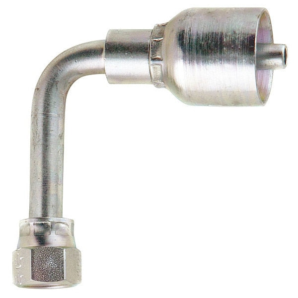 Crimp Fitting, 90 deg., 1/2