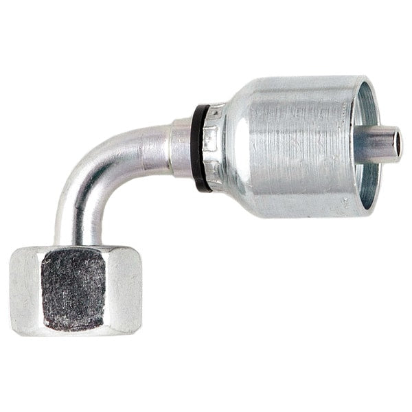 Crimp Fitting, 90 deg., 3/4