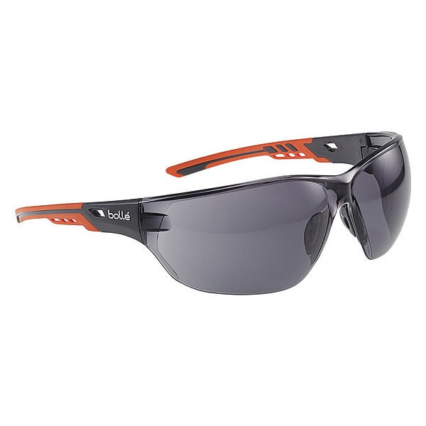 Safety Glasses, Traditional Smoke Polycarbonate Lens, Anti-Fog