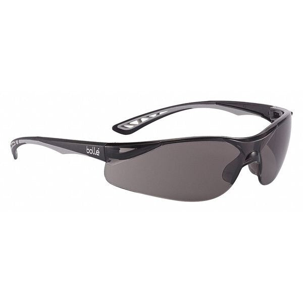 Safety Glasses, Traditional Smoke Polycarbonate Lens, Anti-Fog