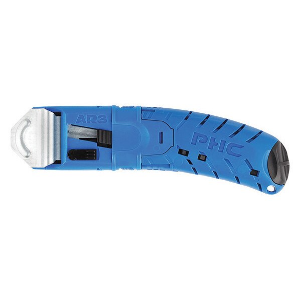 Combination Utility Knife, Self-Retracting, 4 Point Snap Blade, ABS