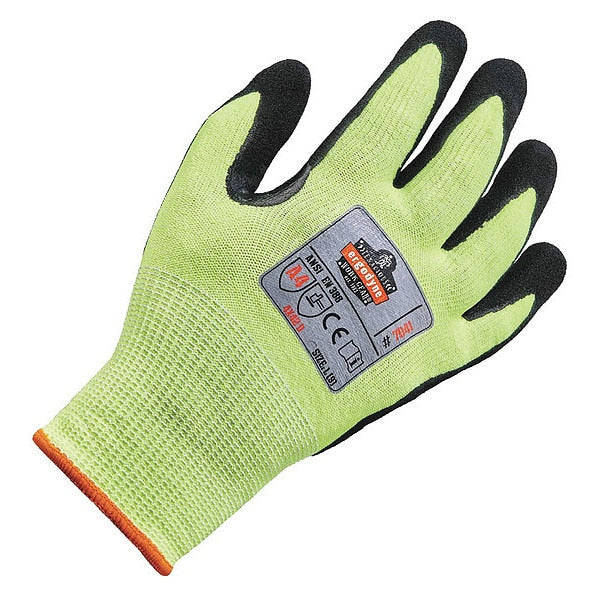 Coated Gloves, Nitrile, Dry/Oily/Wet, XL, PR