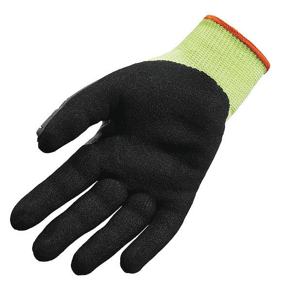 Coated Gloves, Nitrile, Dry/Oily/Wet, M, PR