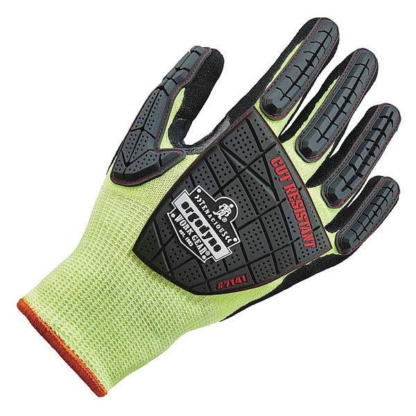 Coated Gloves, Nitrile, Dry/Oily/Wet, S, PR
