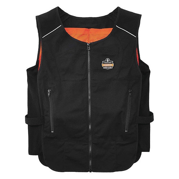 Cooling Vest, Cold Pack Inserts, Zipper