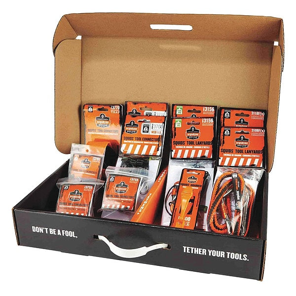 Tool Tethering Kit, Black/Green/Orange