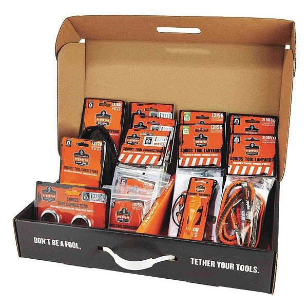 Tool Tethering Kit, Black/Green/Orange