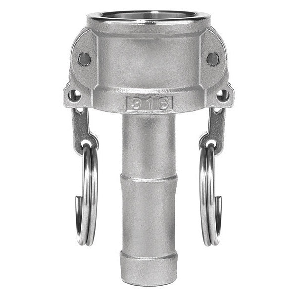 Cam and Groove Fitting, 304SS, C, 1/2