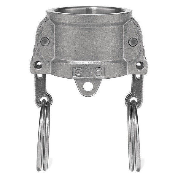 Dust Cap, Type DC, 304 Stainless Steel, 6