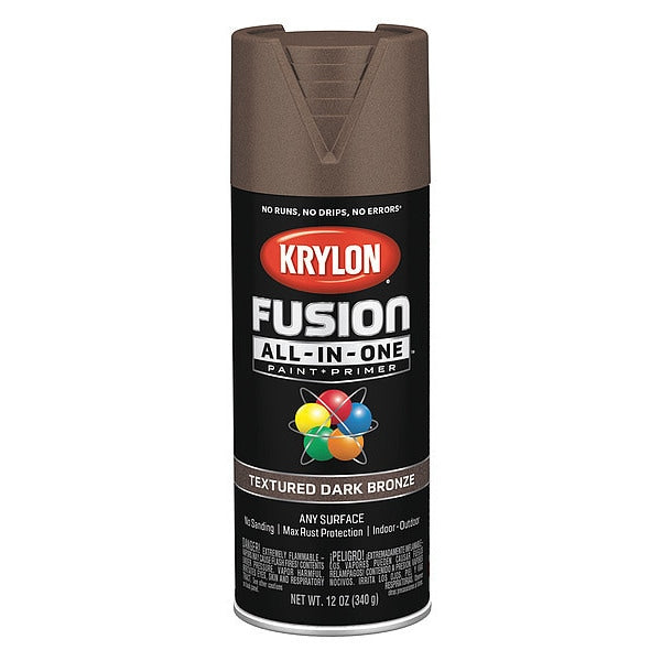 Textured Spray Paint, Dark Bronze, Textured, 12 oz