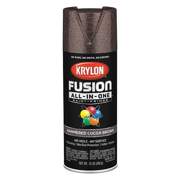 Hammered Spray Paint, Cocoa Brown, Hammered, 12 oz