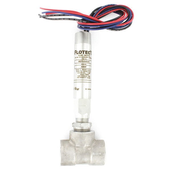 Liquid Flow Switch, DPDT, 125/250VAC