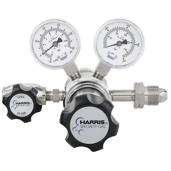 Specialty Gas Regulator, Two Stage, CGA-590, 0 to 50 psi, Use With: Industrial Air
