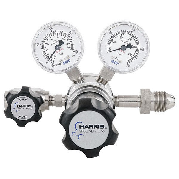 Specialty Gas Regulator, Two Stage, CGA-590, 0 to 125 psi, Use With: Industrial Air