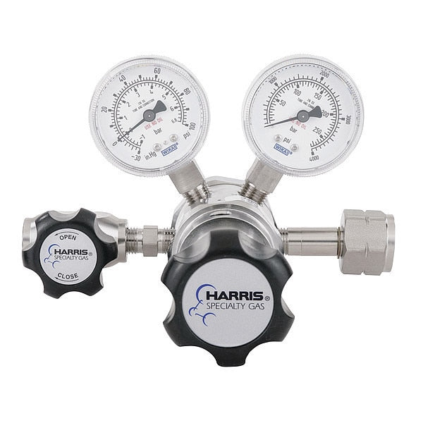 Specialty Gas Regulator, Two Stage, CGA-350, 0 to 50 psi, Use With: Hydrogen, Methane