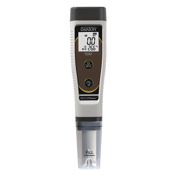 TDS Meter, 32 to 122 Degrees, 0 to 10 ppt