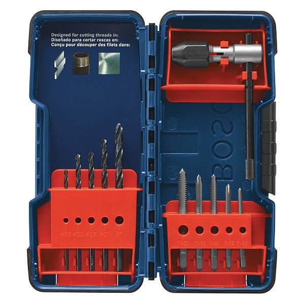 Drill/Tap Set, 11pc
