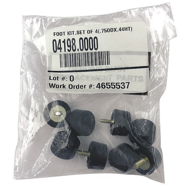 Foot Kit, For Use With 6DHD2/6DHD1, PK8
