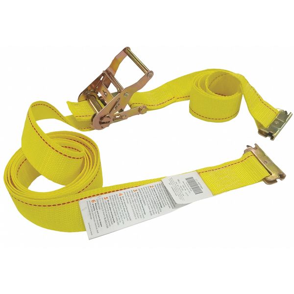 Tie Down Strap, Ratchet, 12 ft. L