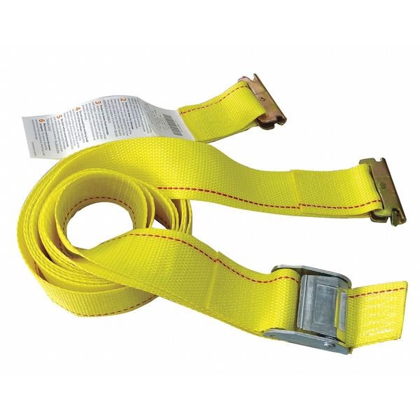 Tie Down Strap, Cam Buckle, 12 ft. L, PK7