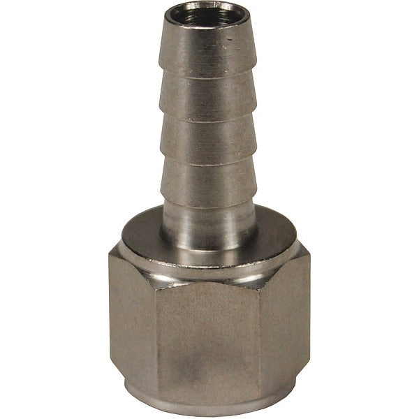 Barbed Hose Fitting, Hose ID 1/4